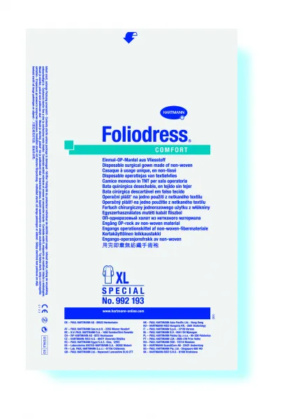 Einmal OP-Mantel, Foliodress gown Protect Standard M (36 Stck)