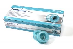 Leukoflex transparentes wasserfestes Rollenpflaster, 5,00 cm x 5,0 mtr. (6 Rl.)