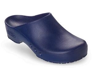 Schürr OP-Schuhe, CHIROCLOGS SPEZIAL, blau, mit Fersenriemen, für Damen und Herren Gr. 44