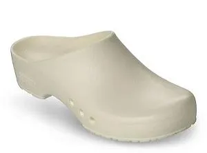 Schrr Kchen oder OP-Schuhe, CHIROCLOGS SPEZIAL, wei, mit Fersenriemen, fr Damen und Herren Gr. 37