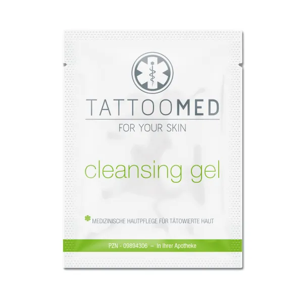 TattooMed Cleansing gel, Waschlotion tglich nach dem Ttowieren,  70 x 2,5 ml Sachet Spender