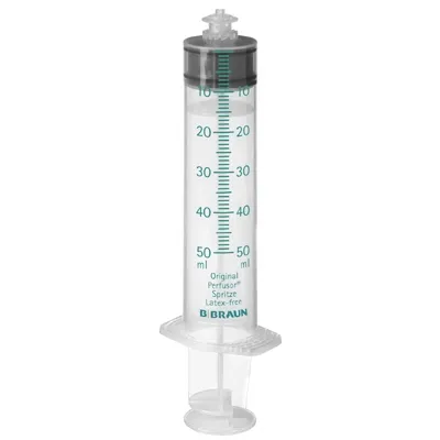 Original Perfusorspritzen, 50 ml, B.Braun, Luer-Lock, ohne Ansaugkanle (100 Stck)
