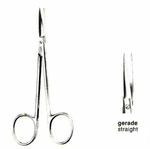 Fadenschere gerade fein, spitz / spitz 10,5 cm