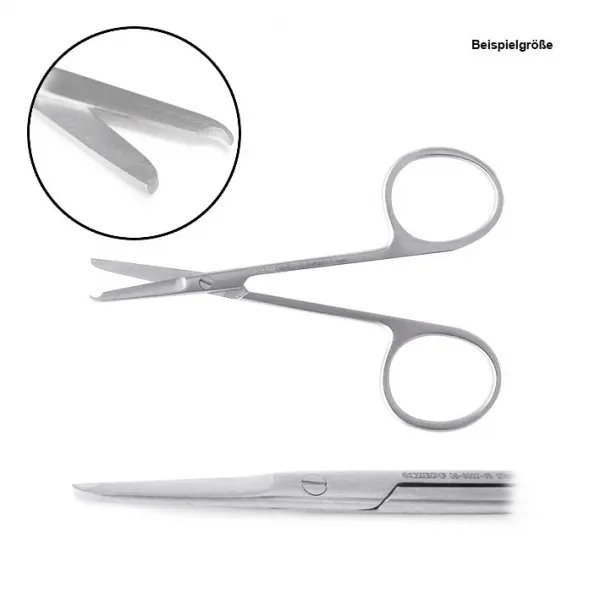 Ligatur-Fadenschere mit Fadenkerbe nach.Spencer 9,0 cm Lang