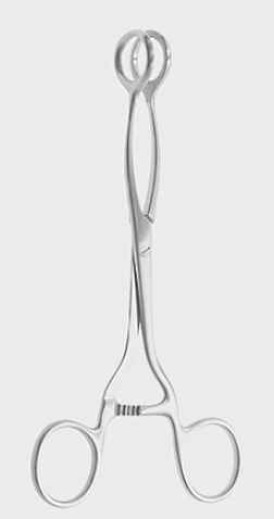 Zungenzange nach Collin 16 cm, gebogen