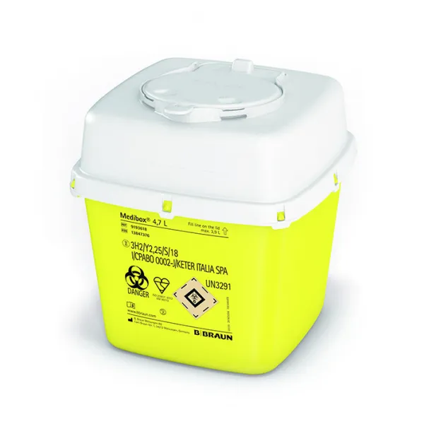Medibox Kanlensammler, Inhalt: 4,7 Ltr.