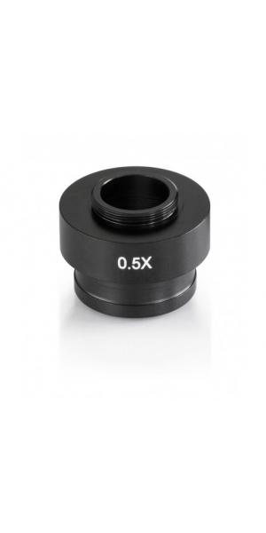 C-Mount Kamera-Adapter, 0.5x fr Mikroskopkameras, justierbarer Fokus