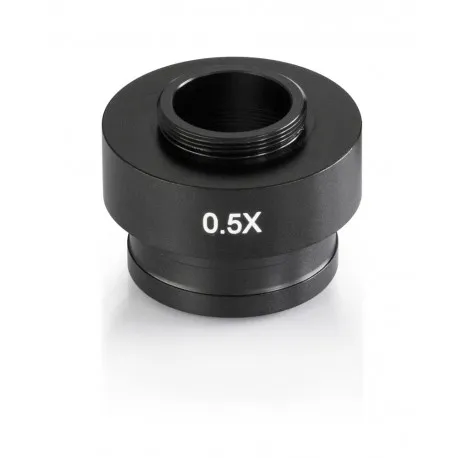 C-Mount Kamera-Adapter, 0.5x fr Mikroskopkameras, justierbarer Fokus