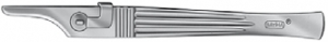 Skalpellgriff Bayha Figur 1 geriffelter Griff (13 cm lang)