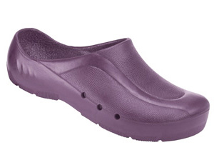 Schrr OP-Schuhe, CHIROCLOGS ECONOMY, aubergine, fr Damen und Herren Gr. 44