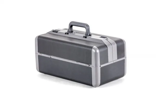 Arzttasche IDEAL klein, Drasol, 44 x B 24 x H 22 cm, Kunstleder Orange