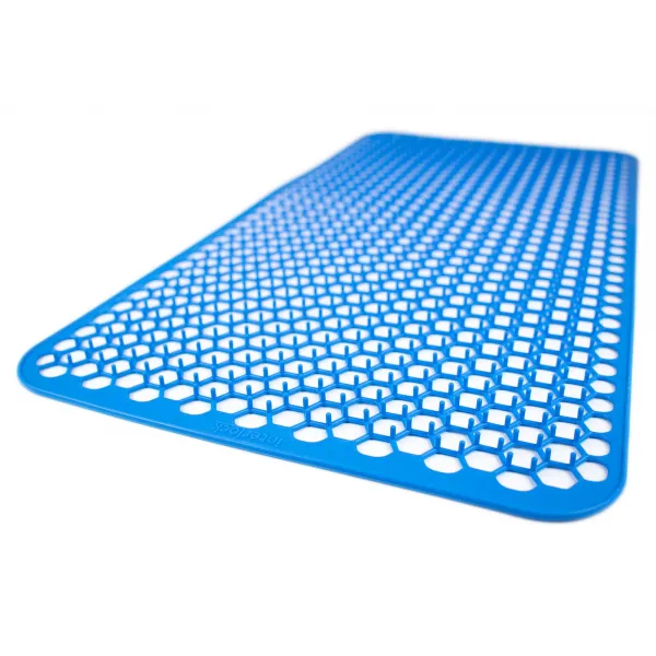 Silikon-Gittermatte, blau, Wabenstruktur, fr Steril Container,  480 x 250 mm