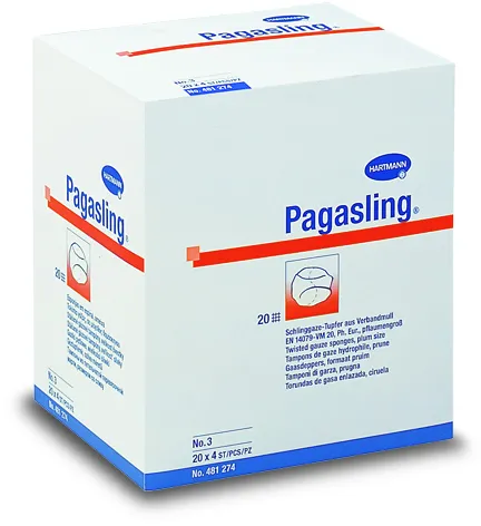 Pagasling Schlinggazetupfer  Gr. 2 walnussgro (1000 Stck) unsteril