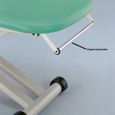 Papierrollenhalter fr Untersuchungsliegen von Schmitz fr Papierrollen bis zu einer Breite von 59 cm