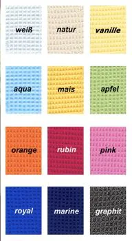 Waffelpiqué-Wärme-Decke, 150 x 210 cm, 100% Baumwolle, Pink