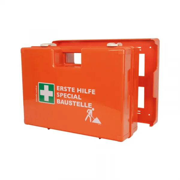Erste Hilfe Verbandkoffer Inhalt DIN 13157 mit Spezialerweiterung Baustellen