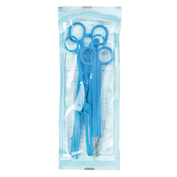 Einmal IUP-Set, 4 sterile Einmalinstrumente Kunststoff/Metall