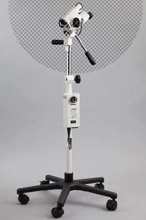 Upright Kolposkop Roll-Stativ, starre Sule mit leichtem 5-Bein-Rollfu (keine Stuhlmontage mglich)