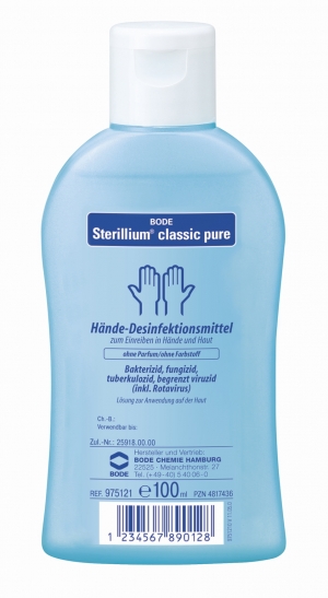 Sterillium classic pure Hndedesinfektion , farbstoff-und parfmfrei 100 ml