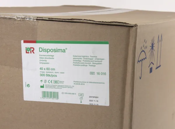 Disposima-Krankenunterlagen, 40 x 60 cm, 6-lagig (300 Stck)