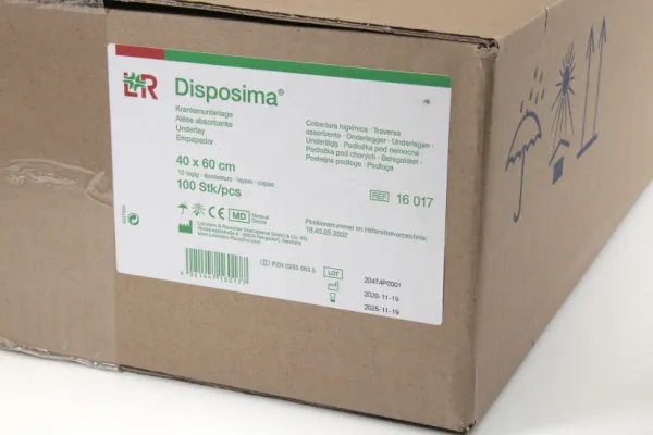 Disposima Krankenunterlagen, 40 x 60 cm, 12-lagig (100 Stck)