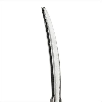 Einmal-Fadenschere /Irisschere gebogen,11,0 cm, Metall, einzeln steril verpackt (25 Stck)