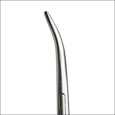 Einmal Arterien-Klemme n. Halstead-Mosquito, gebogen mit 1 x 2 Zhne, 12,5 cm, einzeln steril verpackt (25 Stck)