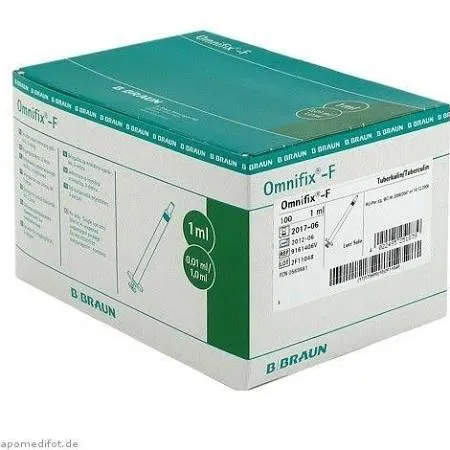 Omnifix-F 1 ml Tuberkulin Feindosierspritzen o.Kanle (100 Stck)