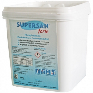 SuperSan forte 3,5 Kg Desinfektionswaschmittel fr  40 -90  Waschtemperatur.