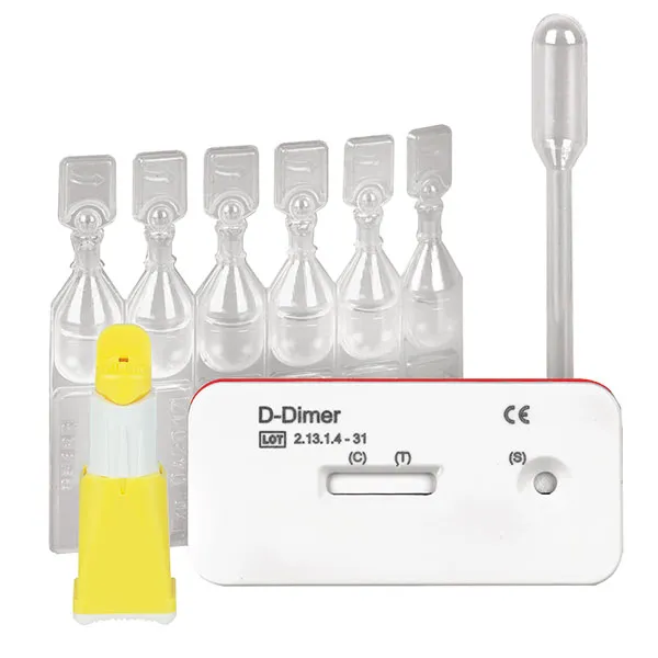 Cleartest D-Dimer Schnelltest mit Pufferlösung 10 Test-Kassetten