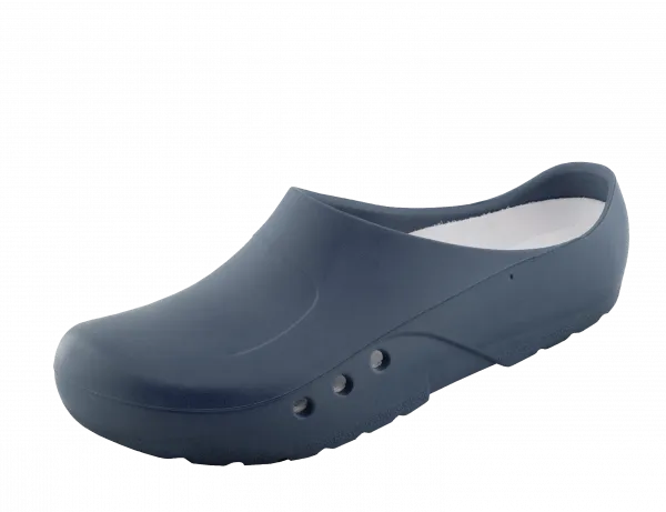 Schrr OP-Schuhe, ORTHOCLOGS, blau, fr orthopdische Einlagen, mit Einlage ohne Fersenriemen, fr Damen und Herren Gr. 40