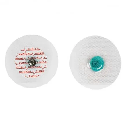 Einmal EKG-Elektrode, Schaumstoff, mit Druckknopf, 40 mm drm. (100 Stck)