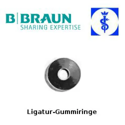 Aesculap Gummiligatur-Ringe, nach Rudd, latexhaltig (100 Stck)