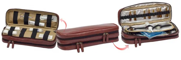 Arzttasche DOC`S deluxe, Leder, mit Apullarium