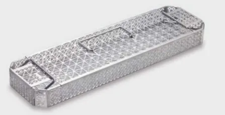 Edelstahl marTray Endoskopie-Sterilisier-Siebkorb, gro, 479 x 137 x 45 mm 