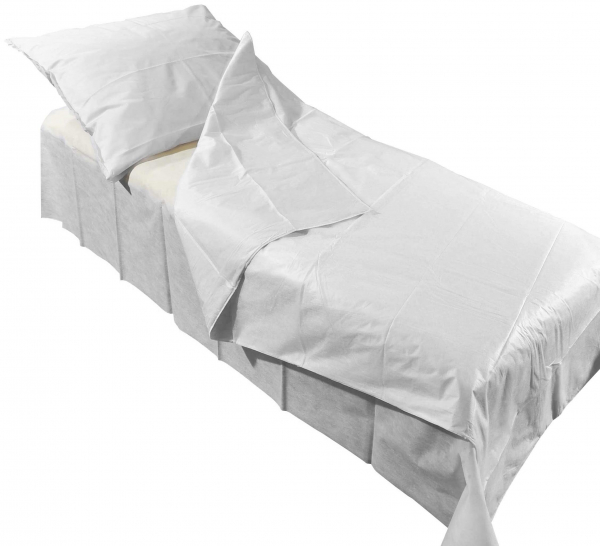 Einmal-Schutz-Bettlaken 160 x 270 cm, wei, (5 Stck) leicht strukturierter Faservliesstoff