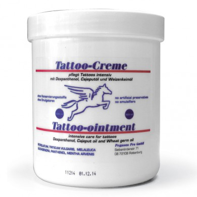 Tattoo-Creme Pegasus, mit Cajeputl 500 ml