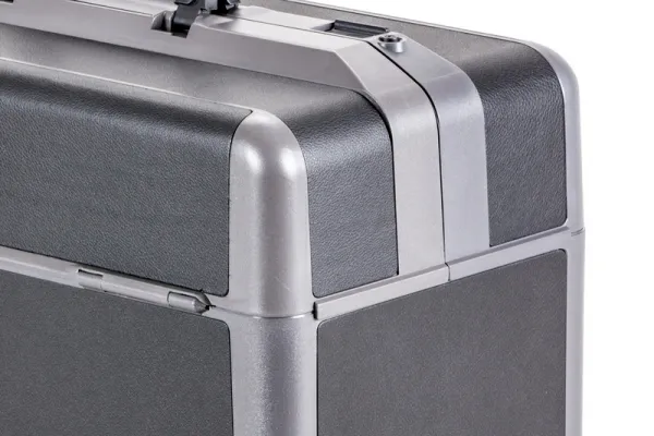Arztkoffer IDEAL klein, Drasol, 44 x B 24 x H 22 , Besatz: Echtleder Schwarz