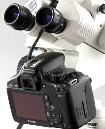 Leisegang Photo-Videokolposkop Modell 3MLW LED, 45 Schrgeinblick-Tubus, mit Kameraanschlu