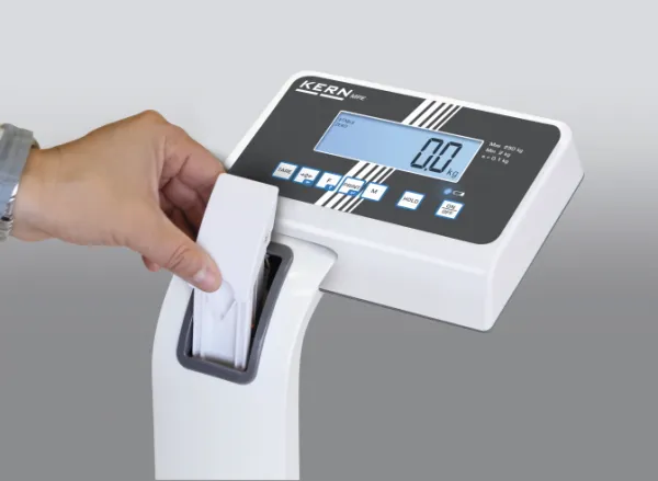 Kern Personen Standwaage MPE250K-1HEM mit Grenmesstab mit Eichung Kat III