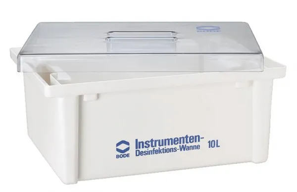 Bode Instrumenten Desinfektionswanne 10 Liter mit Sieb und Deckel