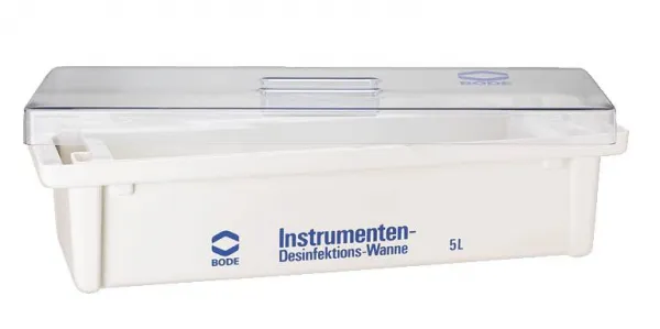 Bode Instrumenten Desinfektionswanne 5 Liter mit Sieb und Deckel