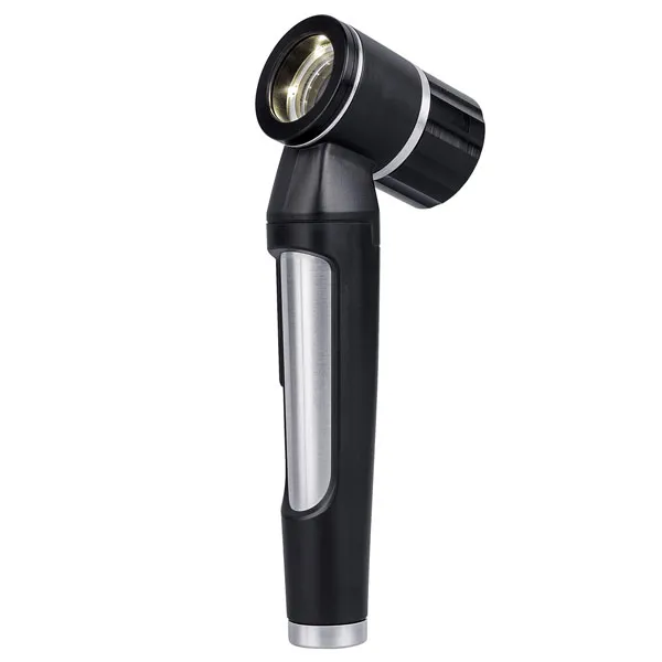 LuxaScope Dermatoskop CCT LED 2,5 V schwarz, Kontaktscheibe mit Skalierung