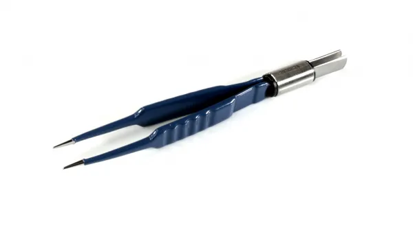 HF-Bipolar-Pinzette KLS Martin, gerade, spitz, 0,3 mm Spitze 22,0 cm 