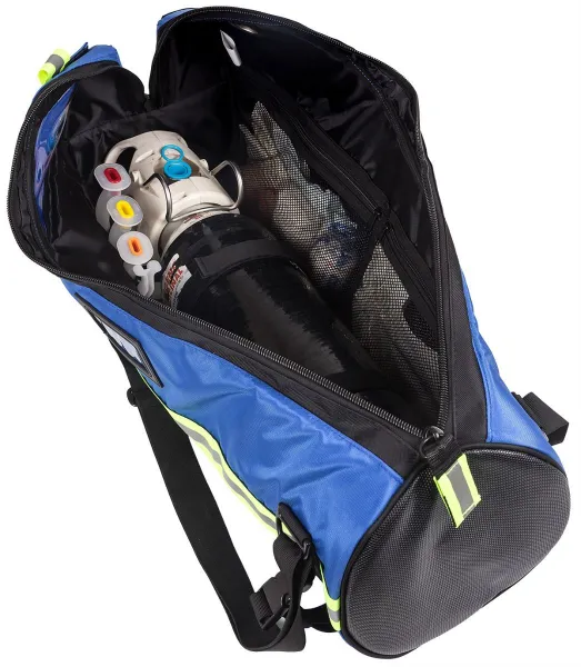 TUBE Sauerstoff-Tasche fr Flaschen bis 5 l Volumen, Gewebe blau
