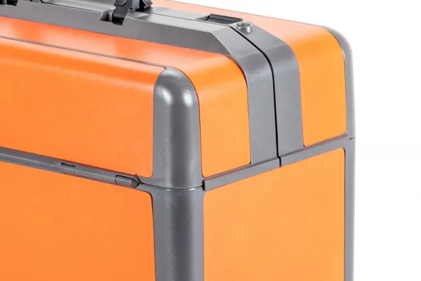 Arzttasche IDEAL  groß, 44 x 24 x 29 cm Kunstleder Orange