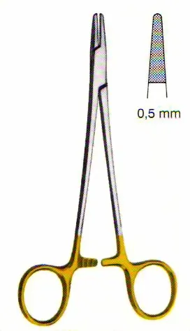 Nadelhalter nach Mayo-Hegar, mit Hartmetalleinlage, 16,0 cm