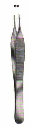Chirurgische Pinzette nach Adson,1 x 2 Zhne, 15,0 cm