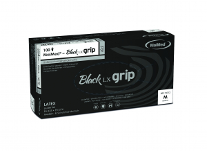 Maimed Black LX Latex Handschuhe schwarz, unsteril (100 Stck) Gr. M