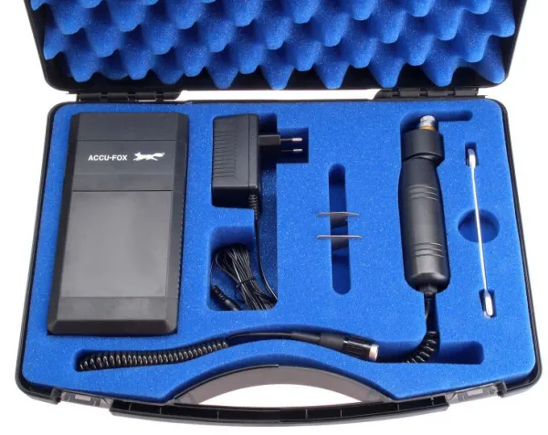 Accu-Fox Gipssge mit Akku, nur 400 Gramm Gewicht ! Komplett im Transportkoffer